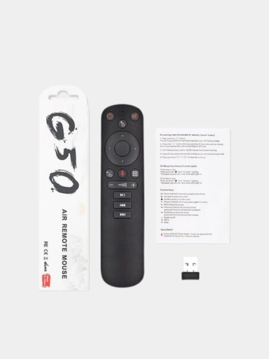 Пульт с голосовым управлением G10Pro,G20Spro аэромышь, микрофоном гироскопом для Smart box