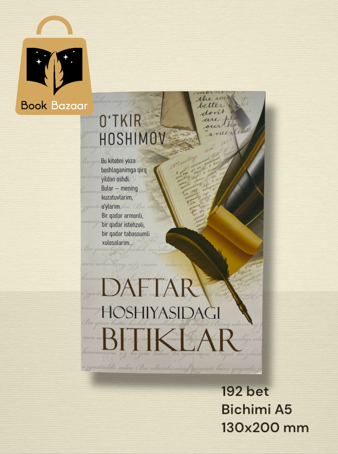 "Daftar hoshiyasidagi bitiklar" O`tkir Hoshimov fikr va donolik bir kitobda jamlangan!