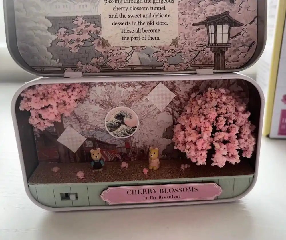 DIY rumboks “Sakura gullashi” yorug‘lik bilan, konstruktor, rus tilidagi yo‘riqnoma