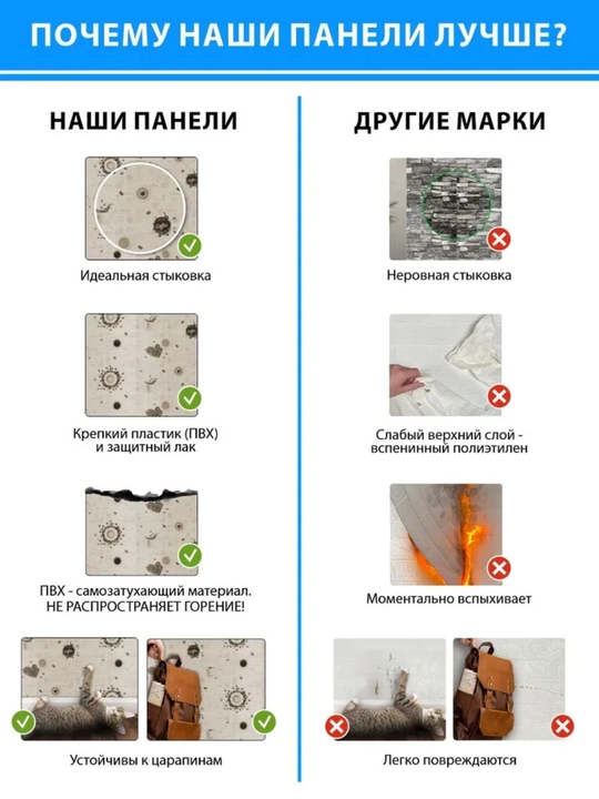 3D панели ПВХ, для стен в любую комнату, влагостойкие, не самоклеящиеся 