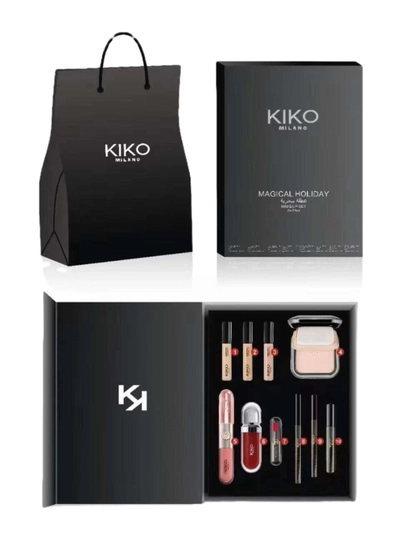 KIKO MILANO Magical Holiday makiyaj uchun to'plam, sovg‘a qadoqda, 10-dona - 