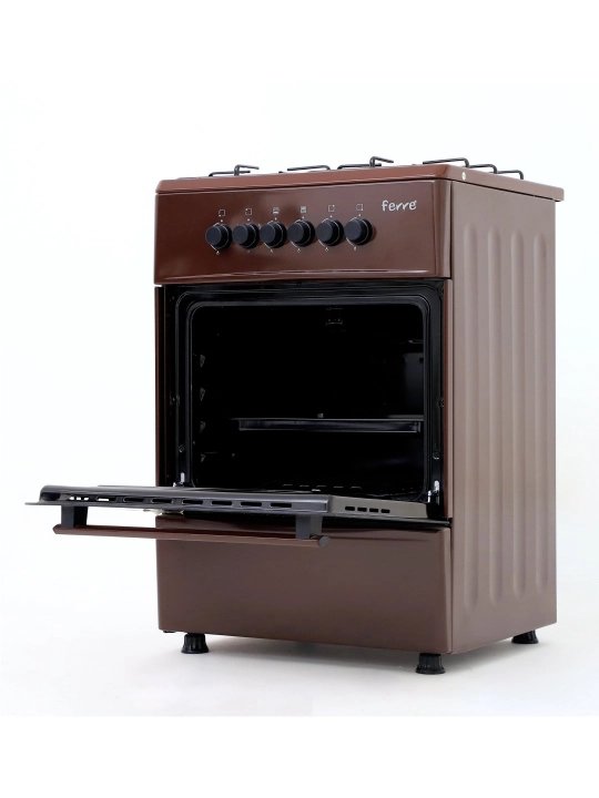 Gaz plita Ferre BT60G - 31 BR-ECO ULTRA, 57 litr, 3ta gaz konforka + 1ta elektr