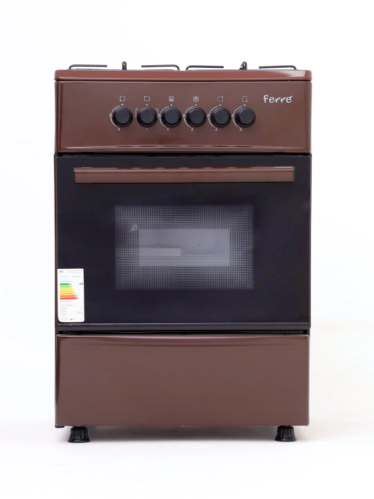 Gaz plita Ferre BT60G - 31 BR-ECO ULTRA, 57 litr, 3ta gaz konforka + 1ta elektr