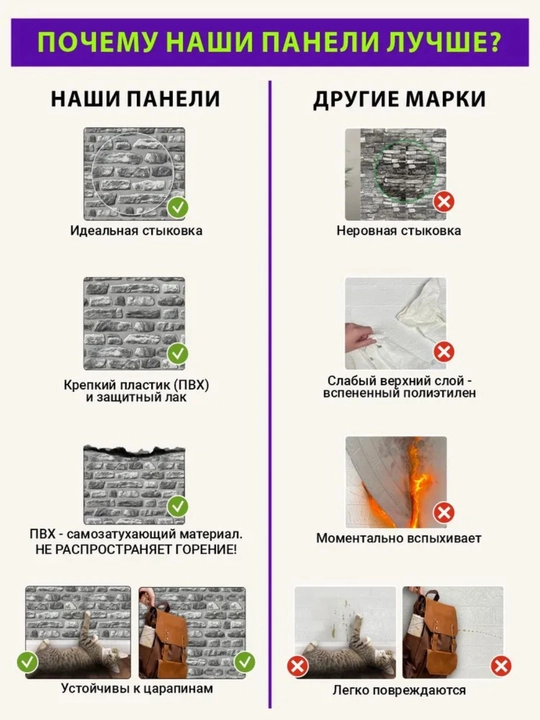 3D панели ПВХ, Россия, для стен в любую комнату, влагостойкие, самоклеящиеся, 473x468 мм