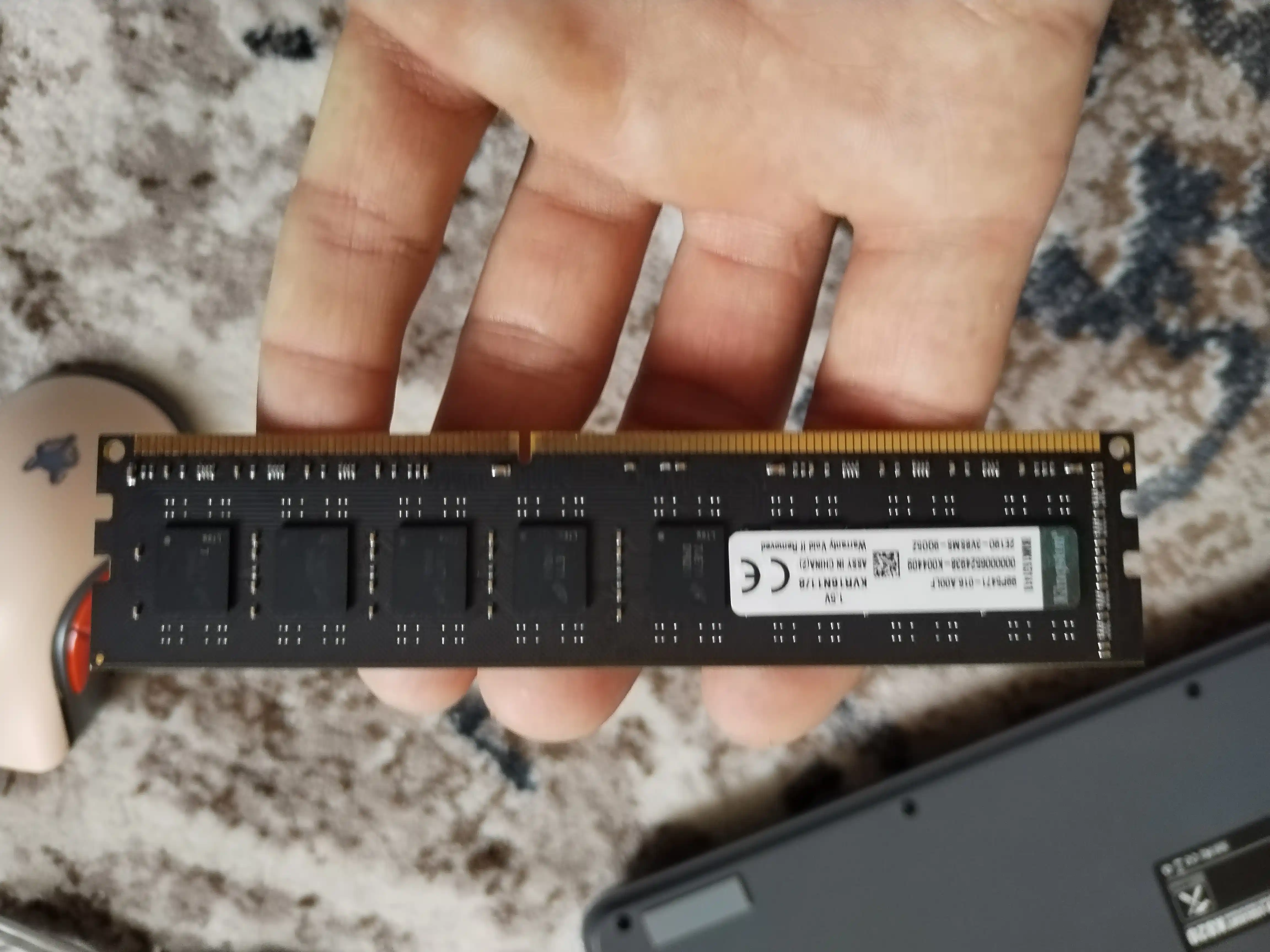Operativ xotira Kingston DDR3 1600Mhz 2.4 8GB kompyuter uchun