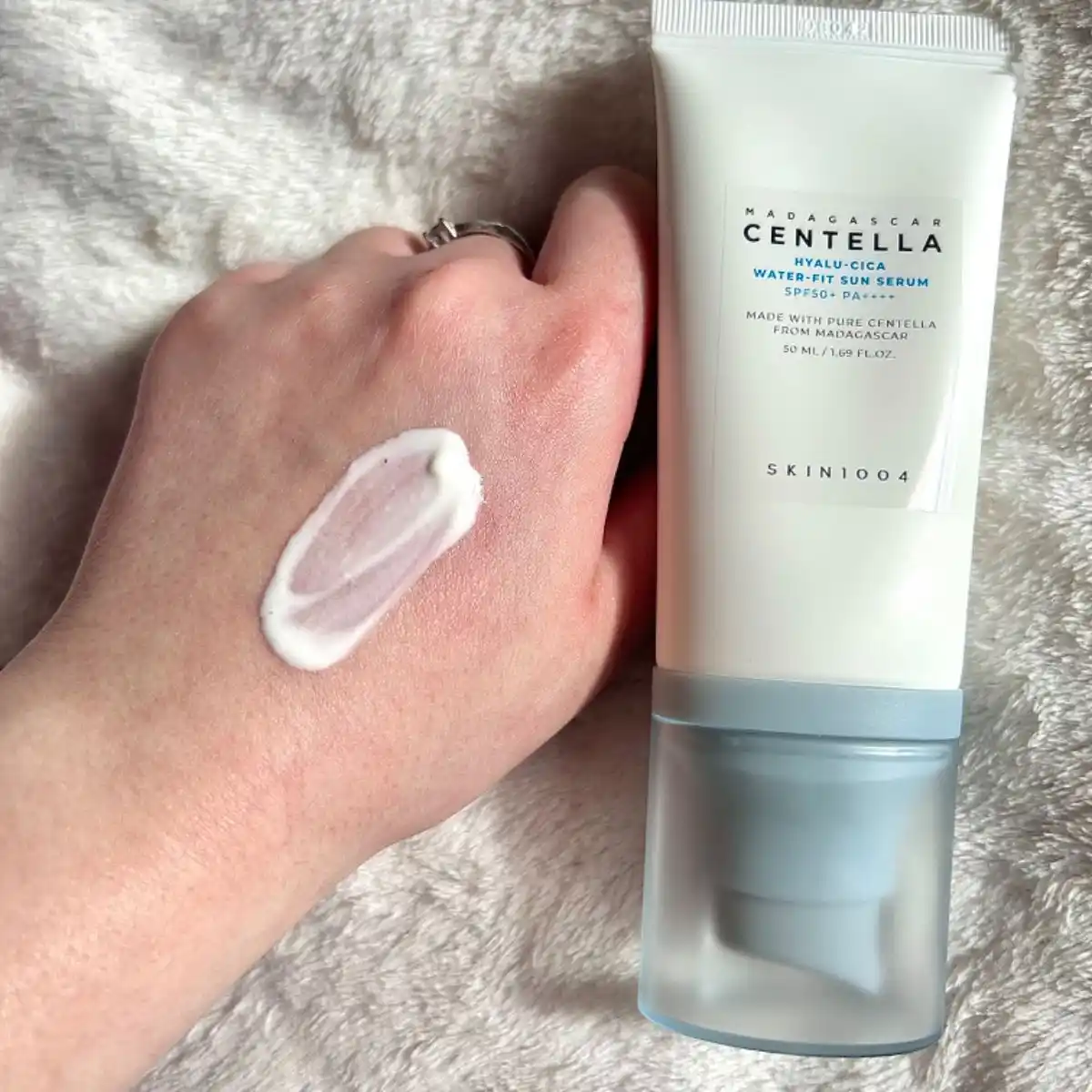 Солнцезащитный крем для лица с центеллой SPF50+ PA++++