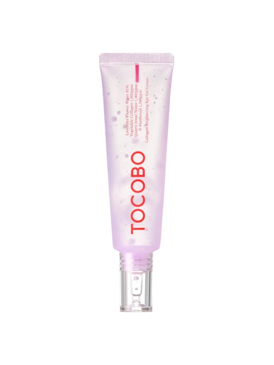 Qovoqlar uchun tiniqlashtiruvchi kollagenli gel, Tocobo, Collagen Brightening Eye Gel Cream, 30 ml