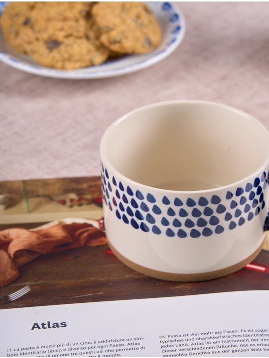 Seramika katta krujka, qo'lda bo'yalgan, hajmi 450 ml, TEACUP10