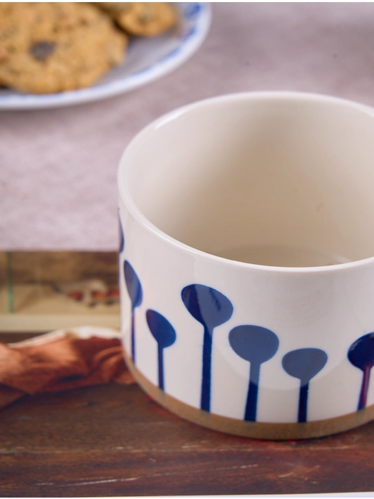 Seramika katta krujka, qo'lda bo'yalgan, hajmi 450 ml, TEACUP10