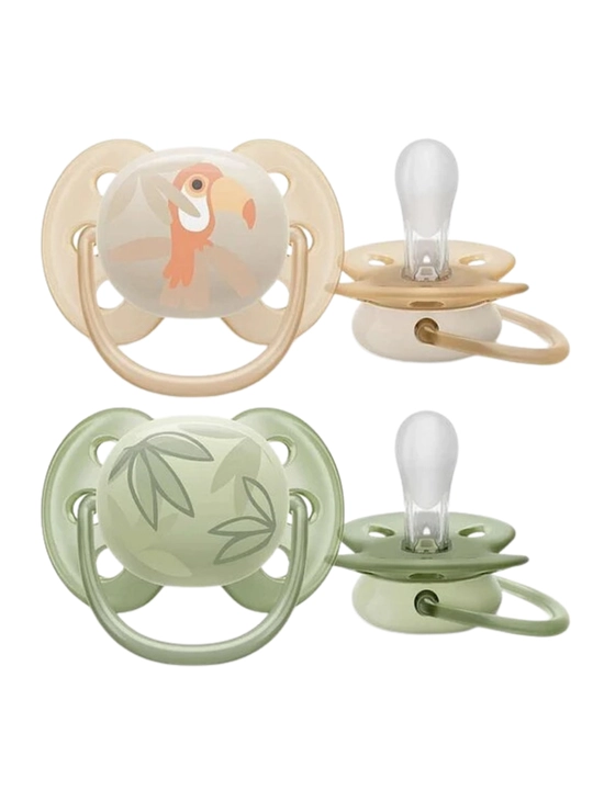 Пустышка Philips Avent Ultra Soft, 0-6 месяцев, 3 цвета