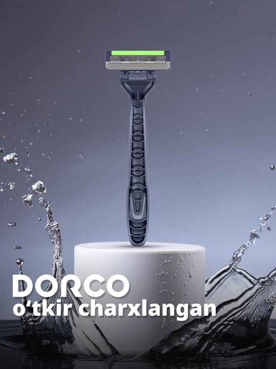 Бритва одноразовая DORCO PACE 3, на карте, 1 шт