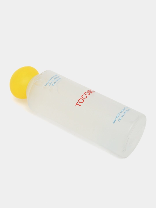 Limon ekstrakti bilan kislotali tonik-eksfoliant, Tocobo, AHA BHA Lemon Toner, 150 ml