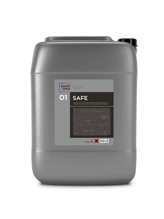 SAFE – Dastlabki tozalash + Xrom/Alyuminiy himoyasi, o‘z-o‘zini yuvish moykalari uchun