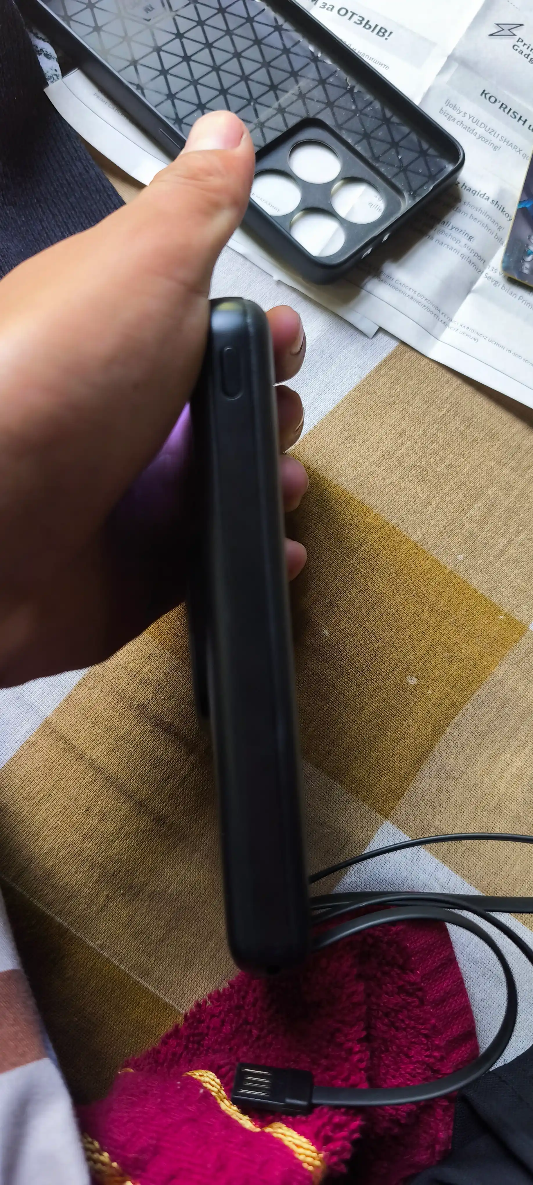 Tashqi power bank akkumulyator 10000, 20000, 30000, iPhone android uchun