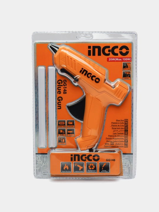 Качественный клеевой пистолет, 100 W, gg148 от ingco - 