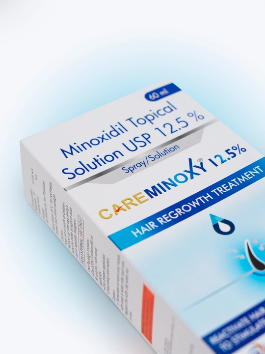 Миноксидил 12.5% Care Minoxy – лосьон-спрей для роста волос и бороды, 60 мл