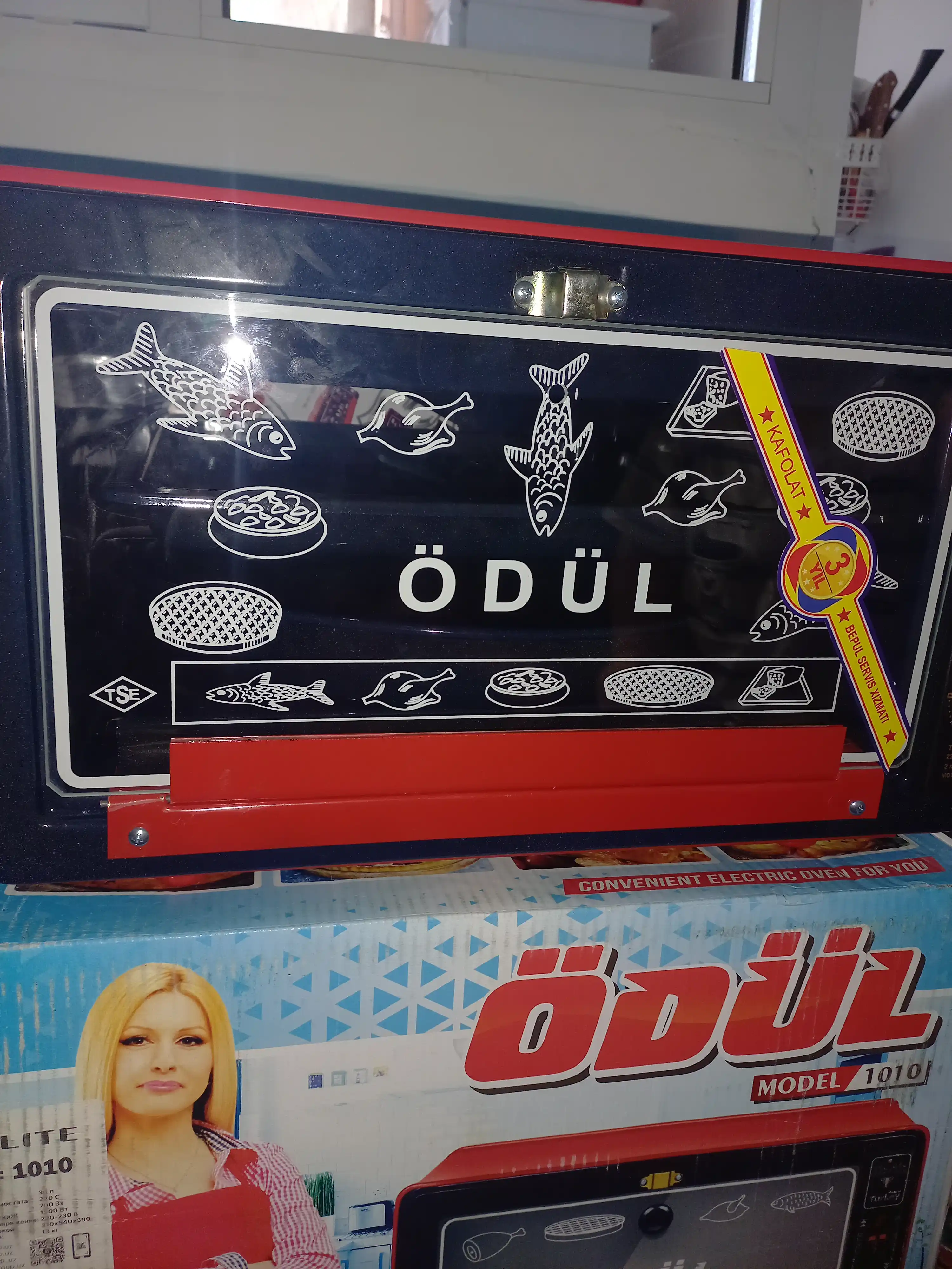 ODUL-1010 mini pechka elektr duxovkasi, 36 litr, 3 yillik bepul kafolat
