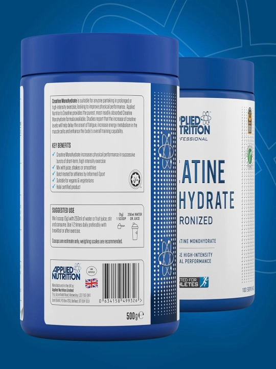 Applied Nutrition Creatine Monohydrate Powder 500 г