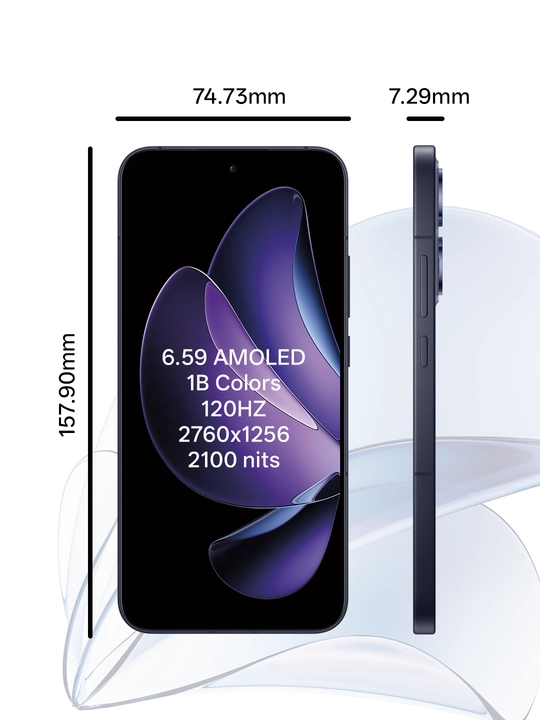 Смартфон Oppo Reno 13 5G 12/512 ГБ, Белый/Индиго, 1 год гарантии