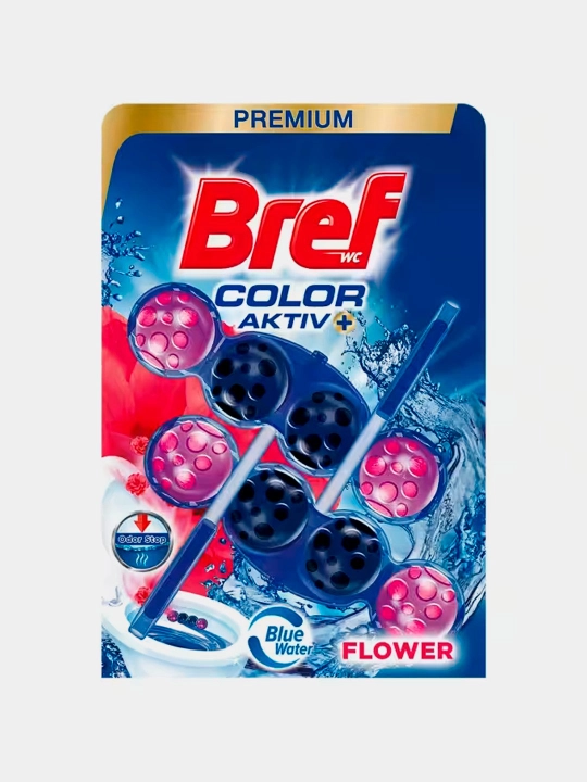 Bref Color Active hojatxona bloki, Gul, 2x50 g