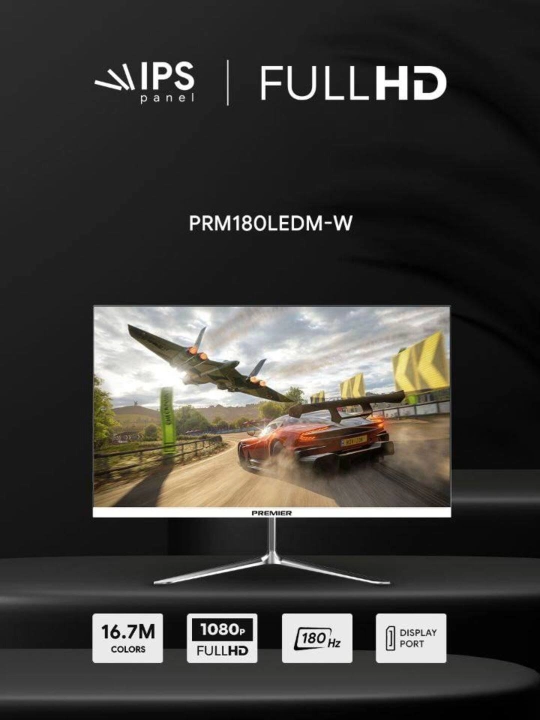 Монитор Premier 24" PRM180LEDM, 180 Hz, IPS, FullHD