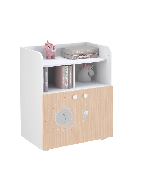 Polini kids french 1270 o'ralgan sandiq, Teddy, pastel oq eman - 