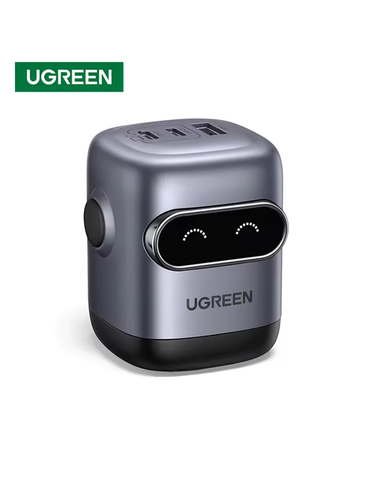 Зарядное устройство UGREEN Nexode UNO ROBOT 65 Вт GaN