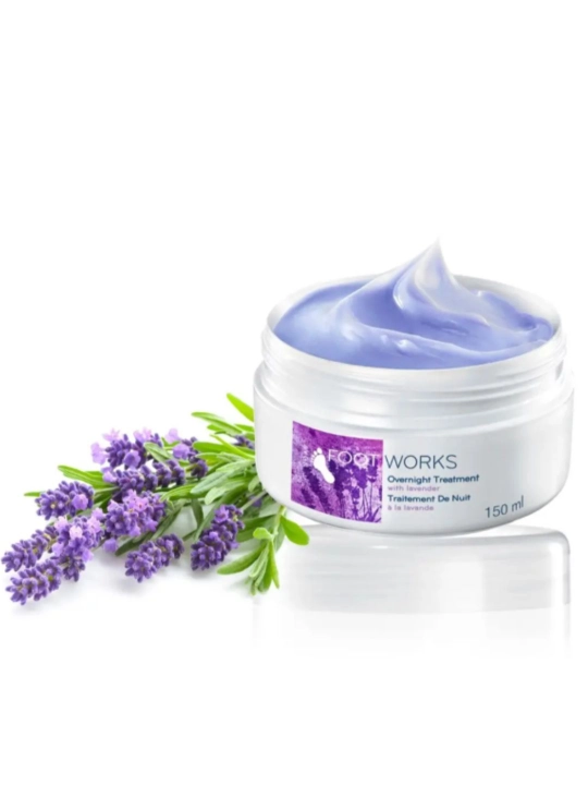 Ночной крем для ног Foot Works Lavender Overnight Treatment, 150 мл