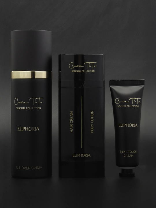 Ayollar uchun feromonli parfyum mahsulotlar to'plami Casa Tito EUPHORIA Sensual Collection