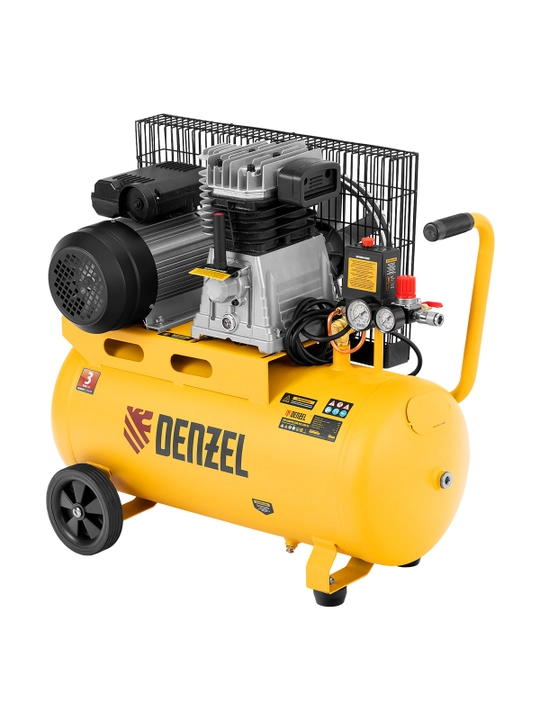 Havo kompressori DENZEL BCI2300/50, 2.3 kVt, 50 litr, 400 litr/daq, kamar haydovchi, 58113