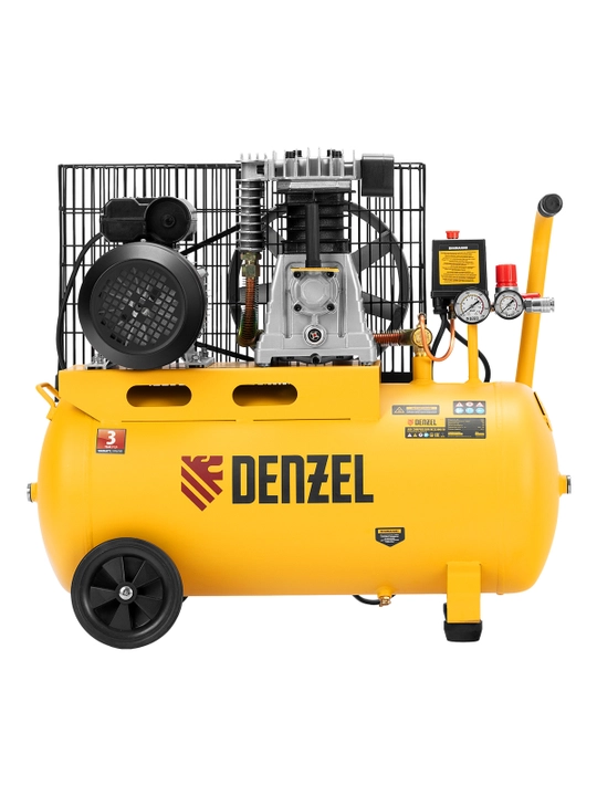 Havo kompressori DENZEL BCI2300/50, 2.3 kVt, 50 litr, 400 litr/daq, kamar haydovchi, 58113