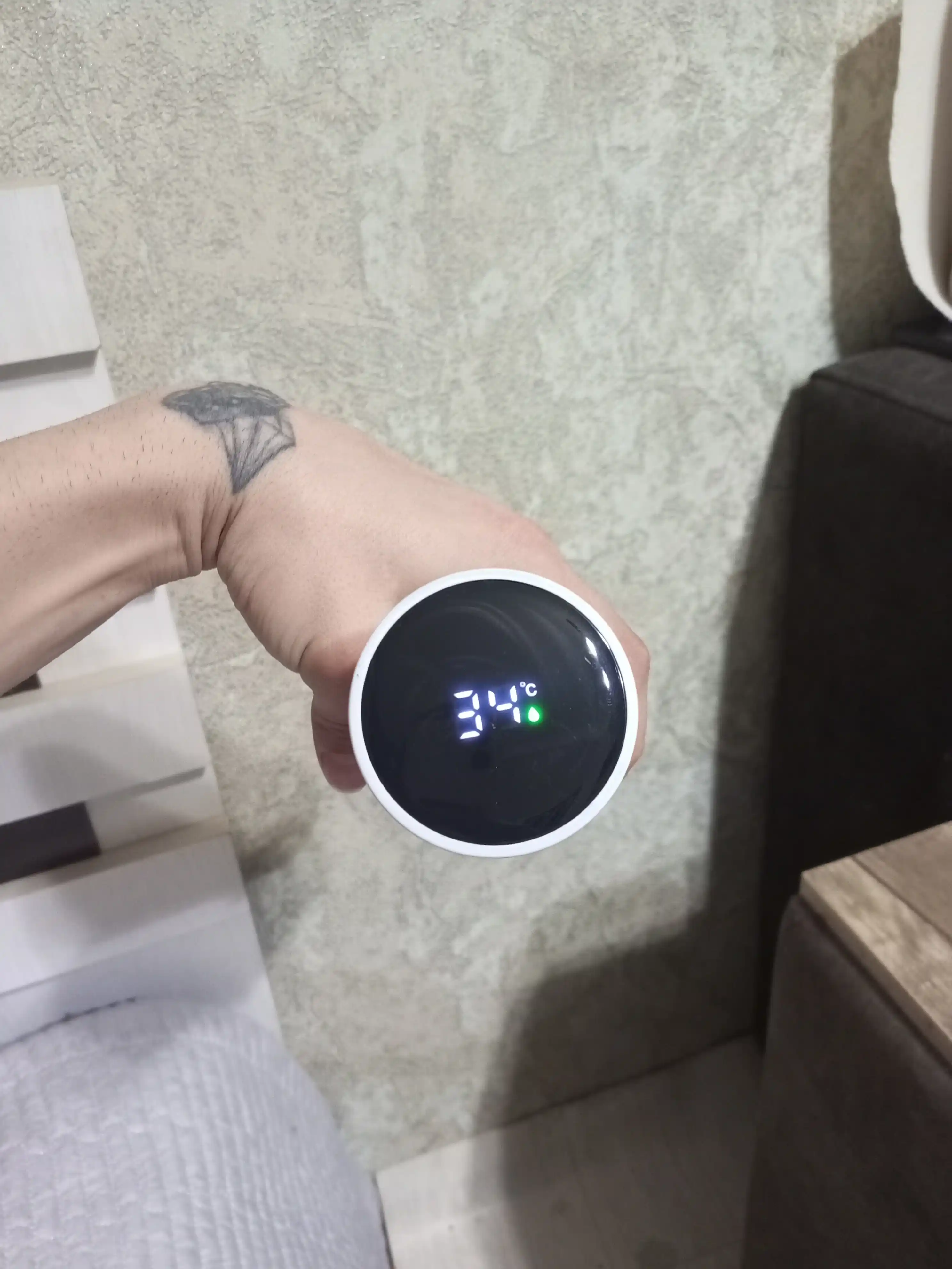 Термос с датчиком температуры, термокружка с индикатором, 500 мл