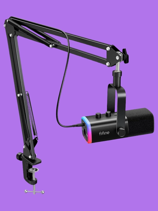 USB микрофон FIFINE AM8T – профессиональный звук для подкастов, стримов и видео - 