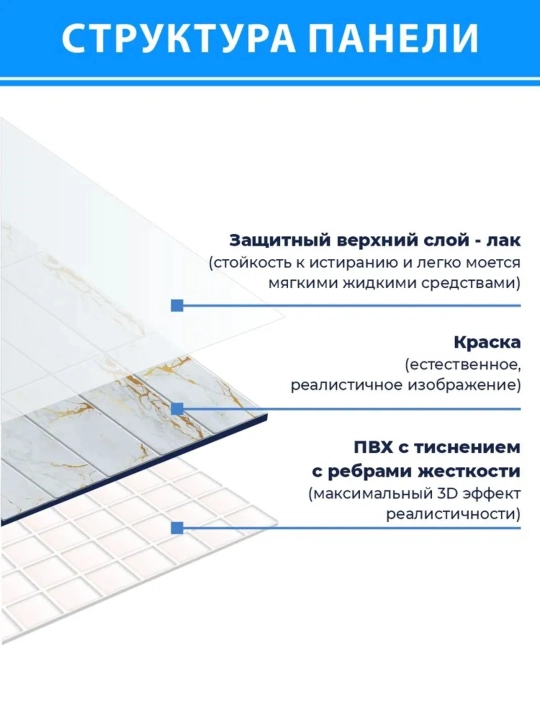 3D панели ПВХ, для стен в любую комнату, влагостойкие, не самоклеящиеся 