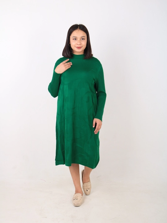 Ayollar uchun angora va junli tunika, L-XL universal o‘lcham, umshoq va issiq qishki kiyim