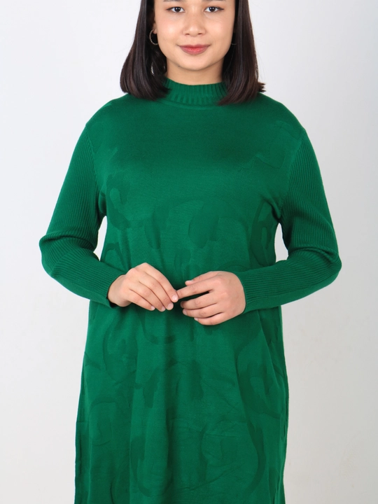 Ayollar uchun angora va junli tunika, L-XL universal o‘lcham, umshoq va issiq qishki kiyim