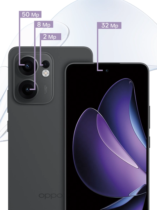 Смартфон Oppo Reno 13F (8/256GB,8/512GB), Cерый/Аметистовый, Dual nano sim, 1 год гарантии