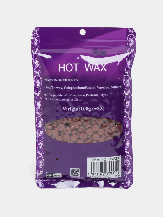 Воск для депиляции Hot Wax, профессиональный, в гранулах, пленочный, 100 гр