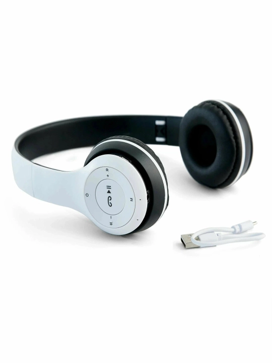 Simsiz quloqchinlar P47 Bluetooth 5.0, yig'iluvchan quloqchin mikrofon bilan