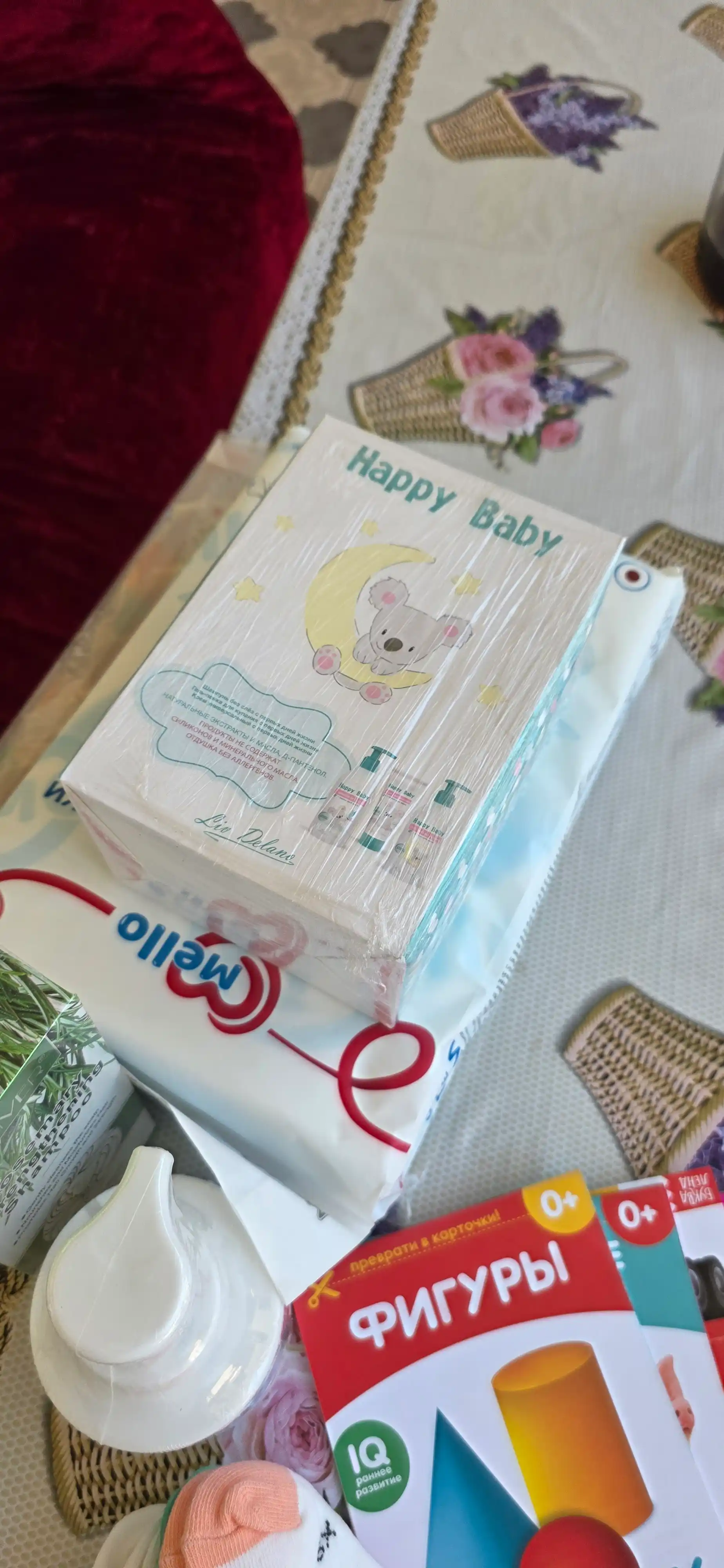 Набор для детей Liv Delano Happy Baby, шампунь, гель-пенка, крем, 0+  уход