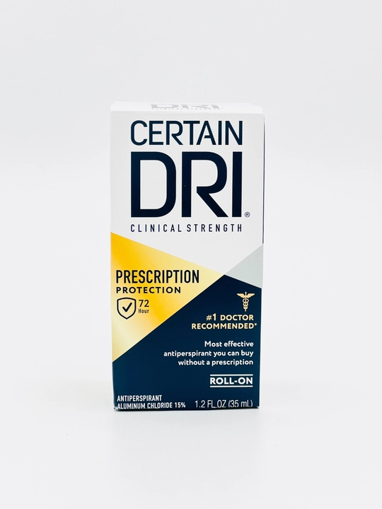 Мужской антиперспирант Certain DRI Clinical, 72-часовая защита от пота, 35 мл - 