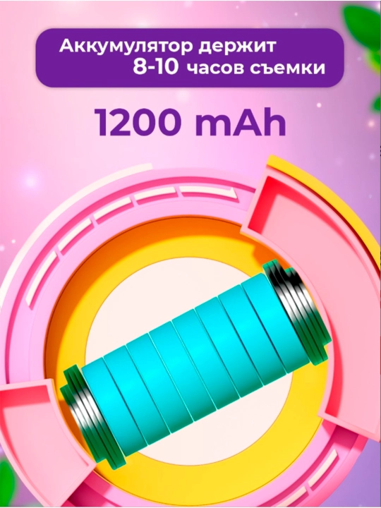 Bolalar uchun tezkor kamera, sovg'alar bilan mini foto printer
