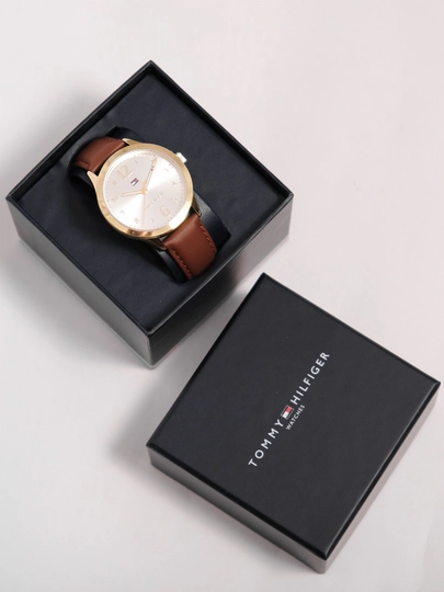 Женские часы Tommy Hilfiger 1781, натуральная кожа — TELLER-1781-КОРИЧН