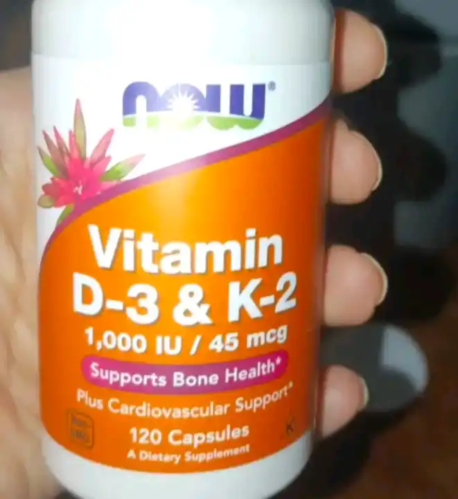 Vitamin D-3 & К-2 NOW Foods D3K2, 120 o'simlik kapsula