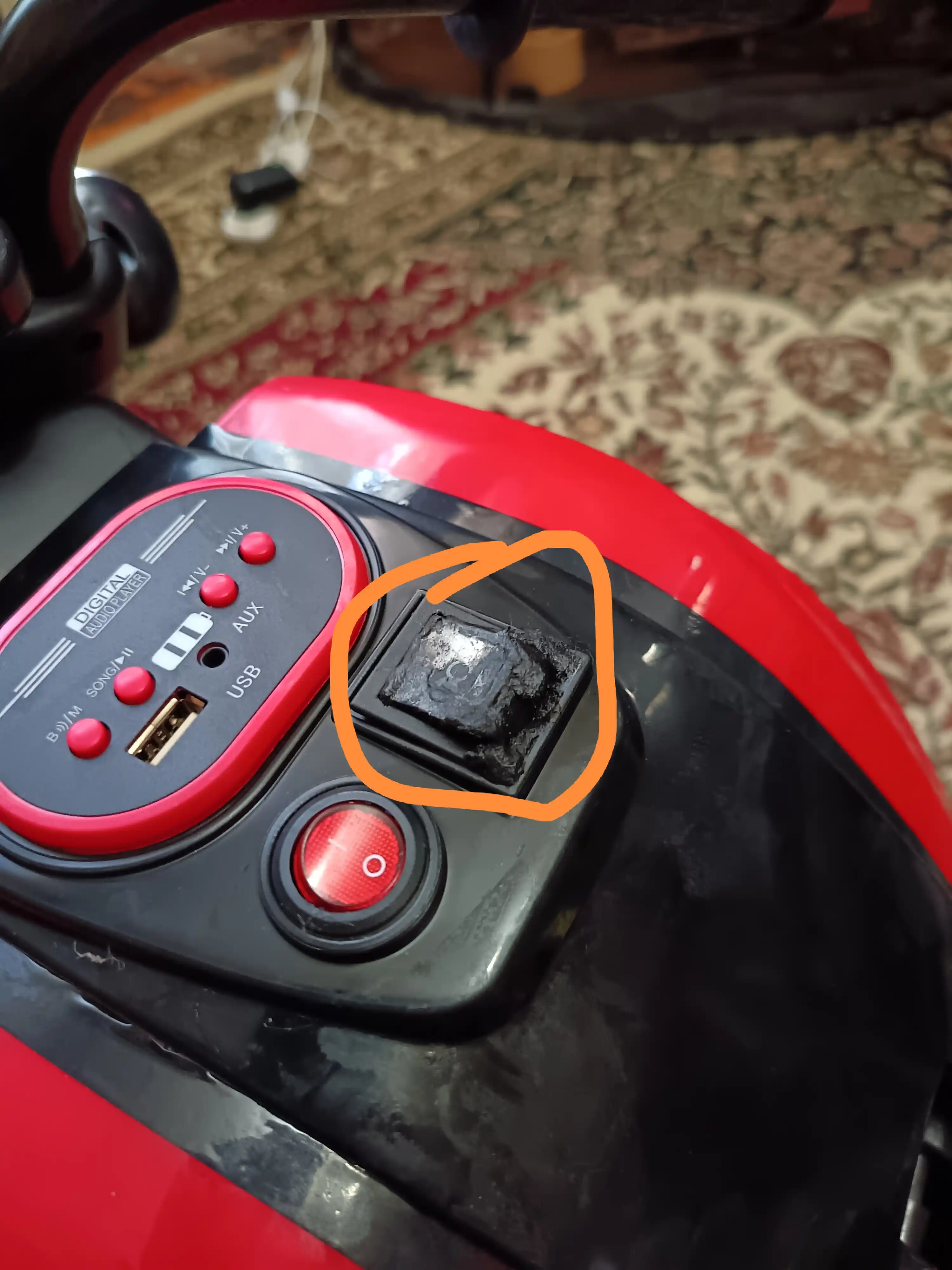 Elektr mototsikl bolalar uchun, akkumulyatorli, 2 yoshdan 6 yoshgacha
