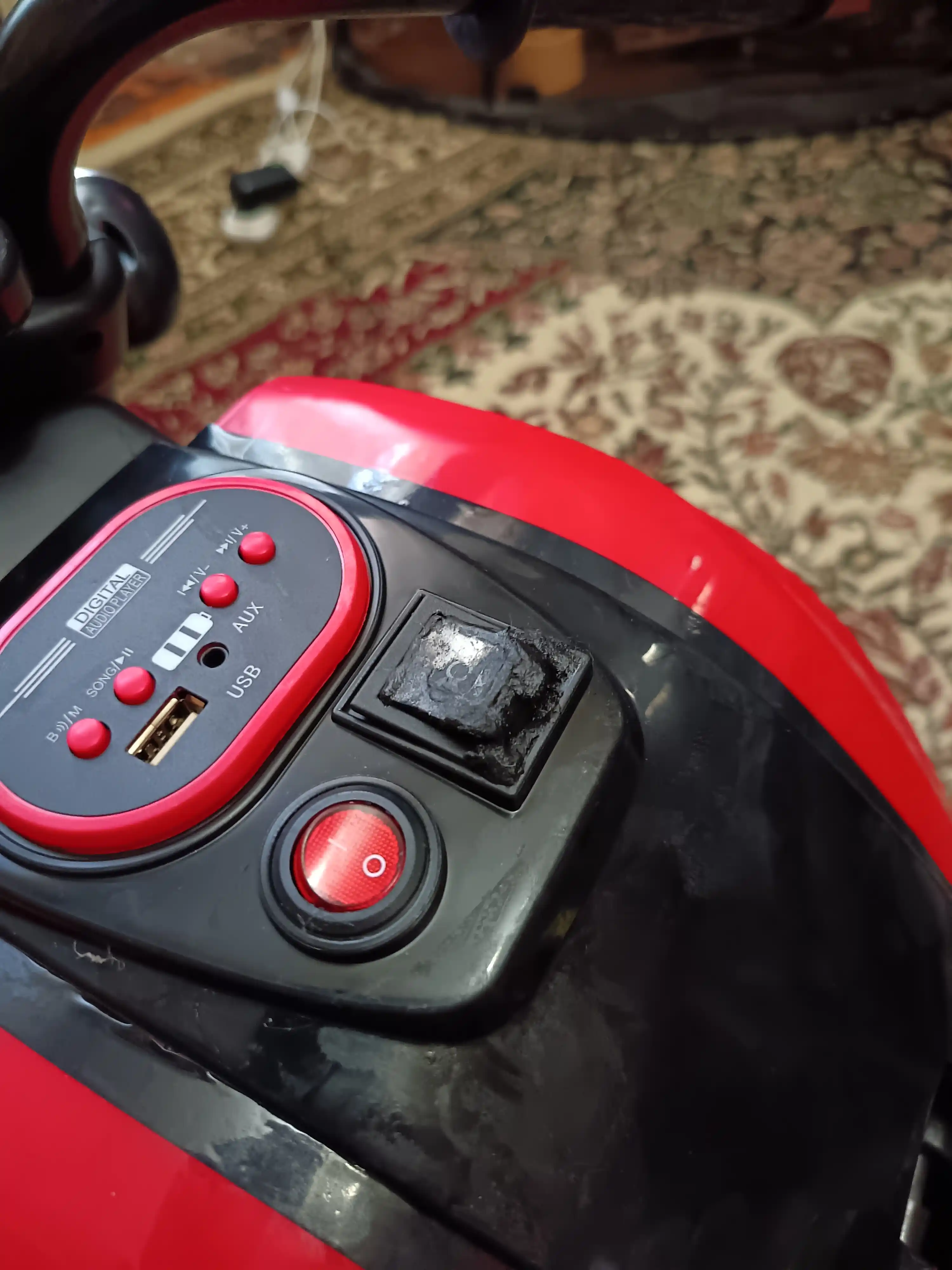 Elektr mototsikl bolalar uchun, akkumulyatorli, 2 yoshdan 6 yoshgacha