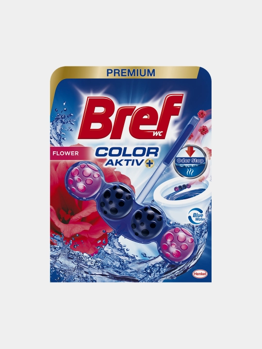 Bref Color Active Flower Unitaz Blokini Tozalash Vasitasi 1x50g