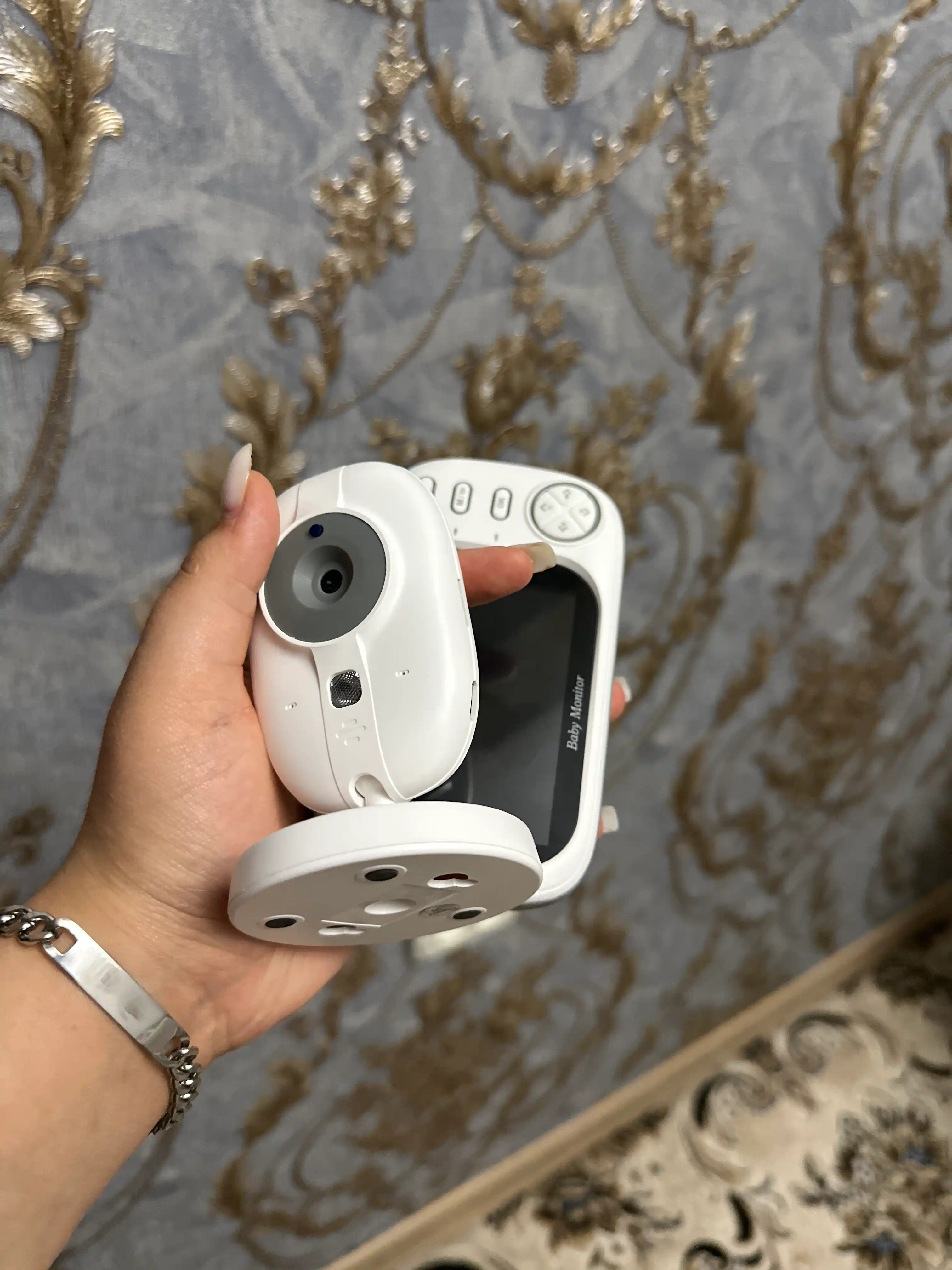 Monitor, tungi ko'rish kamerasi, ovozli simsiz video chaqaloq monitori