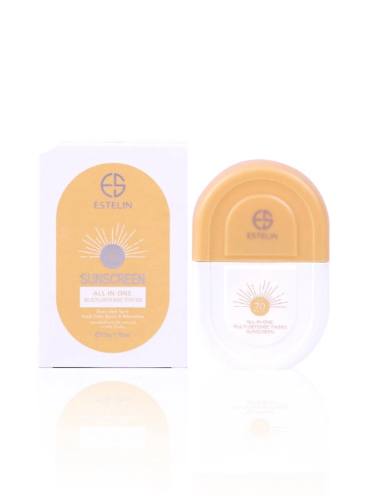 Quyoshdan himoya qiluvchi krem, suvga chidamli, ESTELIN SPF 50+ 70+80+100+PA+++, 100 ml