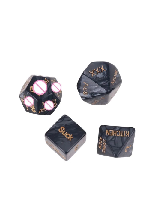 Игральные кости, 4 шт - 